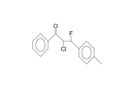 erythro-2-Chloro-3-fluoro-3-(4-tolyl)-propiophenone