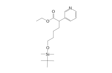 Ethyl .alpha.-(4-(tert-butyldimethylsiloxy)butyl)-3-pyridineethanecarboxylate