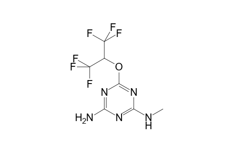 1,3,5-Triazin-2-amine, 4-(2,2,2-trifluoro-1-trifluoromethylethoxy)-6-methylamino-