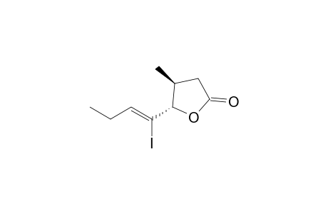 (4S,5S)-(+)-5-[1'-Iodo-1'(Z)-butenyl]-4-methyl-4,5-dihydro-2(3H)-furanone