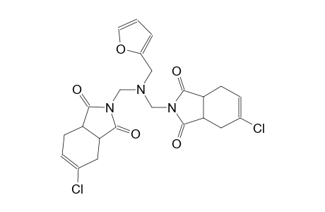 5-chloro-2-{[[(5-chloro-1,3-dioxo-1,3,3a,4,7,7a-hexahydro-2H-isoindol-2-yl)methyl](2-furylmethyl)amino]methyl}-3a,4,7,7a-tetrahydro-1H-isoindole-1,3(2H)-dione