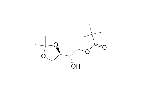 (2S)-2-[(4R)-2,2-Dimethyl-1,3-dioxolan-4-yl]-2-hydroxyethyl 2,2-dimethylpropanoate