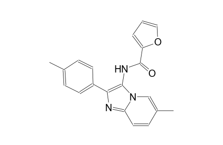 2-furancarboxamide, N-[6-methyl-2-(4-methylphenyl)imidazo[1,2-a]pyridin-3-yl]-