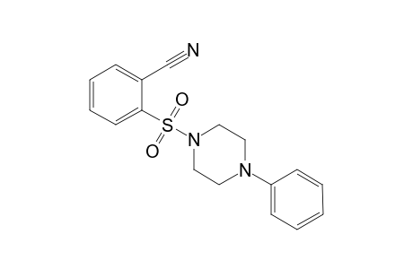 2-[(4-phenyl-1-piperazinyl)sulfonyl]benzonitrile