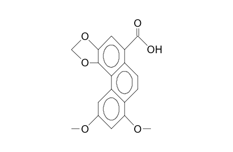 6,8-Dimethoxy-3,4-methylenedioxy-1-phenanthrenecarboxylic acid