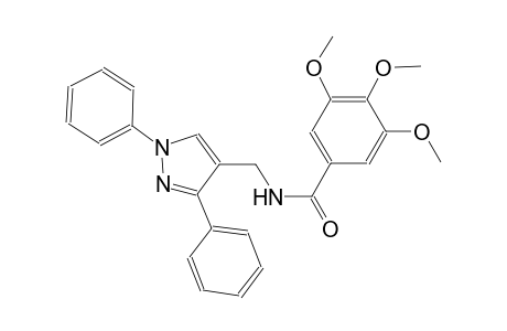 N-[(1,3-diphenyl-1H-pyrazol-4-yl)methyl]-3,4,5-trimethoxybenzamide