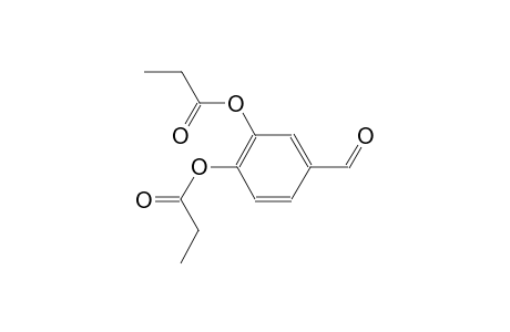 benzaldehyde, 3,4-bis(1-oxopropoxy)-