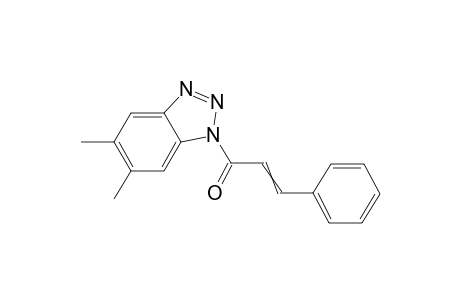 1-Cinnamoyl-5,6-dimethylbenzotriazol