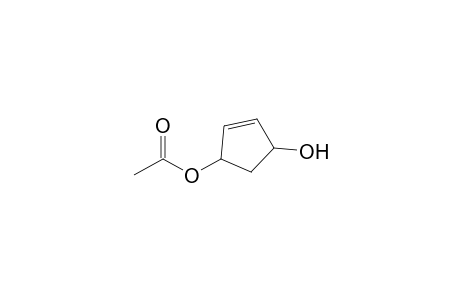 (4-hydroxycyclopent-2-en-1-yl) acetate