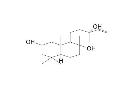 2,7-NAPHTALENEDIOL, DECAHYDRO-1-(3-HYDROXY-3-METHYL-4-PENTENYL)-2,5,5,8a-TETRAMETHYL-