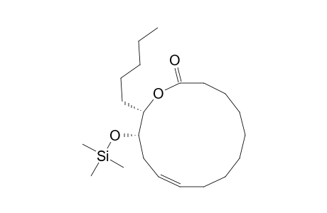 Oxacyclotetradec-10-en-2-one, 14-pentyl-13-[(trimethylsilyl)oxy]-, [13S-(10Z,13R*,14R*)]-