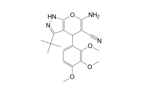 pyrano[2,3-c]pyrazole-5-carbonitrile, 6-amino-3-(1,1-dimethylethyl)-1,4-dihydro-4-(2,3,4-trimethoxyphenyl)-