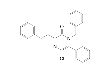 1-Benzyl-5-chloro-3-phenethyl-6-phenyl-2(1H)-pyrazinone