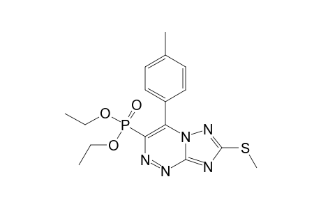 7-METHYL-MERCAPTO-4-(4'-METHYLPHENYL)-[1,2,4]-TRIAZOLO-[3,2-C]-[1,2,4]-TRIAZIN-3-YL-PHOSPHONIC-ACID-DIETHYLESTER