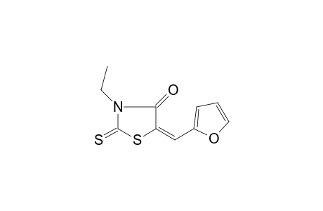 (5E)-3-Ethyl-5-(2-furylmethylene)-2-thioxo-1,3-thiazolidin-4-one