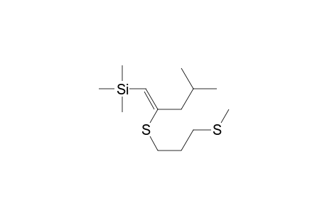 [4-Methyl-2-[3-(methylthio)propylthio]-1-pentenyl]trimethylsilane