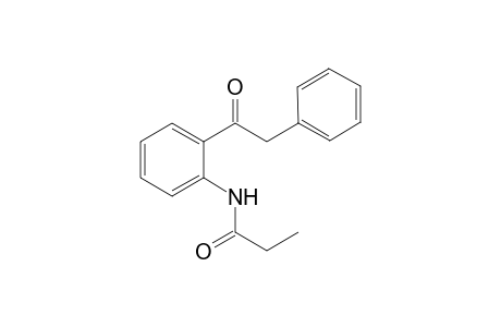 N-[2-(2-phenylacetyl)phenyl]propanamide