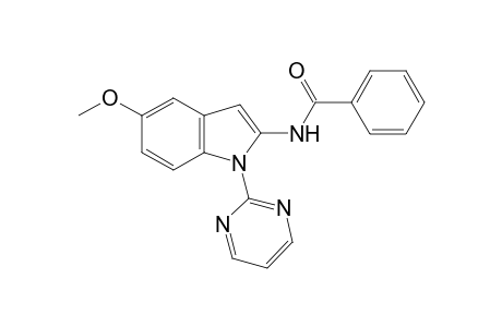 N-[5-Methoxy-1-(pyrimidin-2-yl)-1H-indol-2-yl]benzamide