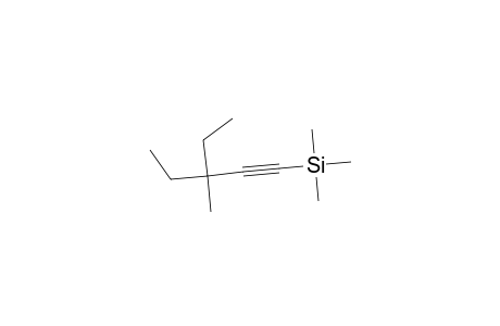 Silane, (3-ethyl-3-methyl-1-pentynyl)trimethyl-