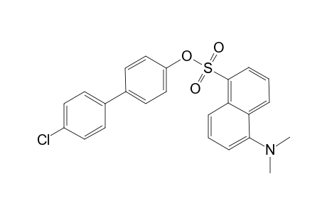 Dansyl derivative of 4'-chloro-4-biphenylol