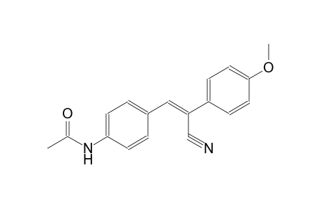N-{4-[(Z)-2-cyano-2-(4-methoxyphenyl)ethenyl]phenyl}acetamide
