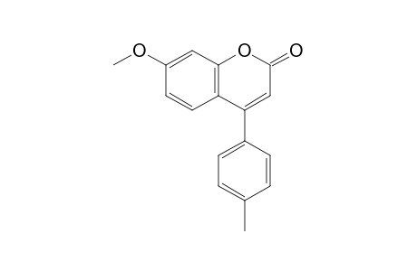 7-Methoxy-4-(4-methylphenyl)coumarin