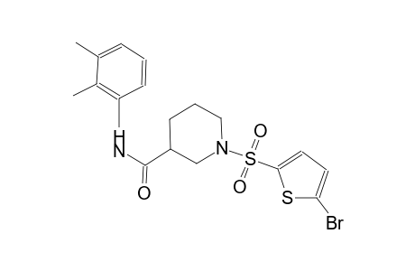 1-[(5-bromo-2-thienyl)sulfonyl]-N-(2,3-dimethylphenyl)-3-piperidinecarboxamide