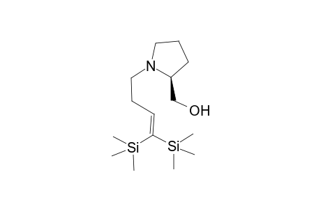 (2S)-2-Hydroxymethyl-N-(4,4-bistrimethylsilyl-3-buten)pyrrolidine