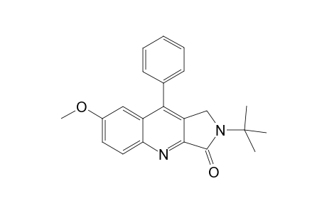 2-(tert-butyl)-7-methoxy-9-phenyl-1H-pyrrolo[3,4-b]quinolin- 3(2H)-one