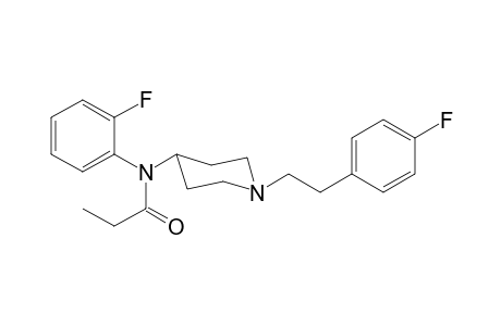 N-(2-Fluorophenyl)-N-(1-[2-(4-fluorophenyl)ethyl]piperidin-4-yl)propanamide