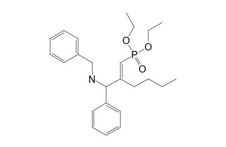 benzyl-[(E)-2-butyl-3-diethoxyphosphoryl-1-phenyl-prop-2-enyl]amine