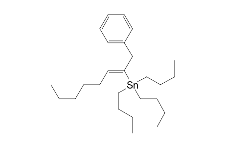 1-Phenyl-2-tributylstannyl-2-octene