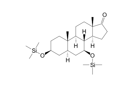 (3S,5R,7S,8R,9S,10S,13S,14S)-10,13-dimethyl-3,7-bis(trimethylsilyloxy)-1,2,3,4,5,6,7,8,9,11,12,14,15,16-tetradecahydrocyclopenta[a]phenanthren-17-one