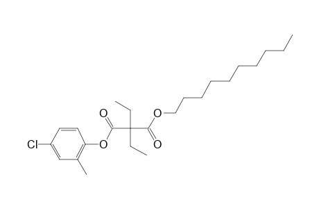 Diethylmalonic acid, 4-chloro-2-methylphenyl decyl ester