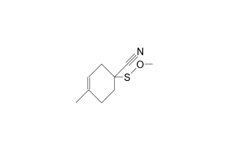 1-Cyano-4-methyl-1-methylsulfinyl-3-cyclohexene
