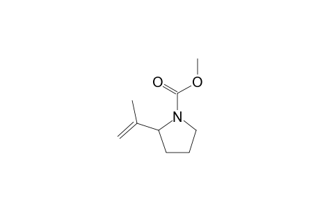 2-Isopropenylpyrrolidine-1-carboxylic acid, methyl ester