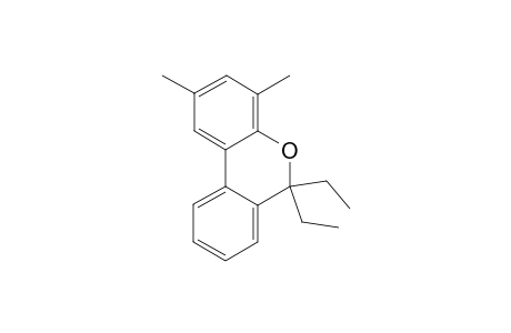 6,6-Diethyl-2,4-dimethyl-6H-dibenzo[b,d]pyran