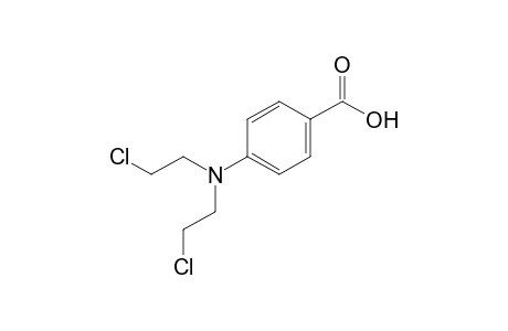 p-[bis(2-chloroethyl)amino]benzoic acid