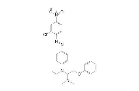 N-Ethyl-N-(-dimethylaminophenoxyethyl)-4-(2-chloro-4-nitrophenylazo)aniline