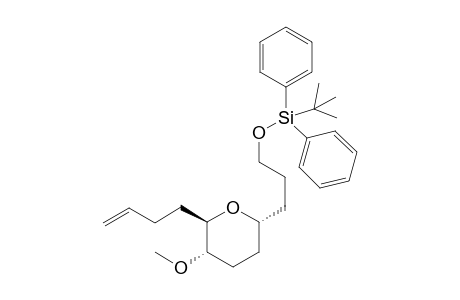 6-Allyl-1-[3'-(tert-butyldiphenylsilyl)propyl]-1,2,3,6-tetradeoxy-4-O-methyl-.alpha.,D-erythro-hexopyranose