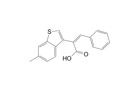 Benzo[b]thiophene-3-acetic acid, 6-methyl-.alpha.-(phenylmethylene)-