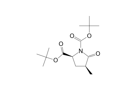TERT.-BUTYL-(2S,4S)-N-(TERT.-BUTOXYCARBONYL)-4-METHYLPYROGLUTAMATE