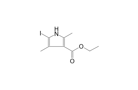 1H-pyrrole-3-carboxylic acid, 5-iodo-2,4-dimethyl-, ethyl ester