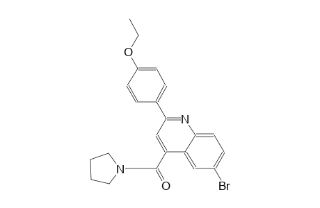 4-[6-bromo-4-(1-pyrrolidinylcarbonyl)-2-quinolinyl]phenyl ethyl ether