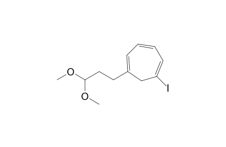 1,3,5-Cycloheptatriene, 1-(3,3-dimethoxypropyl)-6-iodo-
