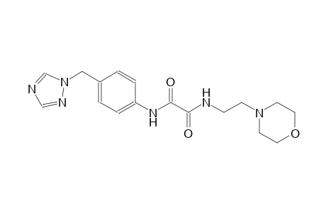 ethanediamide, N~1~-[2-(4-morpholinyl)ethyl]-N~2~-[4-(1H-1,2,4-triazol-1-ylmethyl)phenyl]-