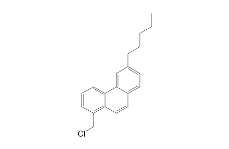 1-(Chloromethyl)-6-n-pentylphenanthrene