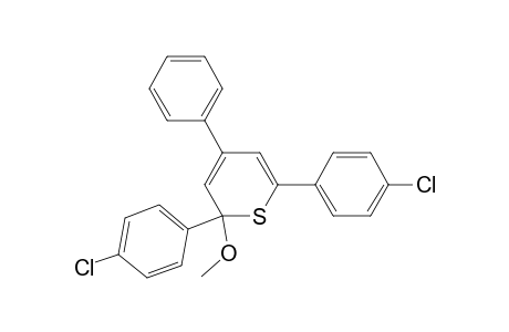 2,6-bis(4-chlorophenyl)-2-Methoxy-4-phenyl-2H-thiopyrane