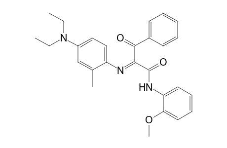 Benzenepropanamide, .alpha.-[[4-(diethylamino)-2-methylphenyl]imino]-N-(2-methoxyphenyl)-.beta.-oxo-