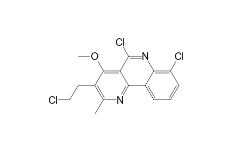 5,7-Dichloro-3-(2-chloroethyl)-4-methoxy-2-methyl-benzo[h][1,6]naphthyridine